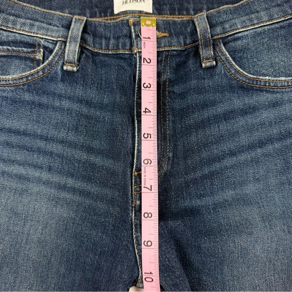 Hudson Remi High Rise Stretch Full Length Straight Leg Jeans - Picture 9 of 17